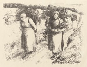 Holzträger von Camille Pissarro
