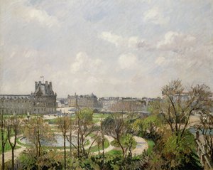 Jardin des Tuileries, Frühlingsmorgen; Jardin des Tuileries, Matin, Printemps, 1900