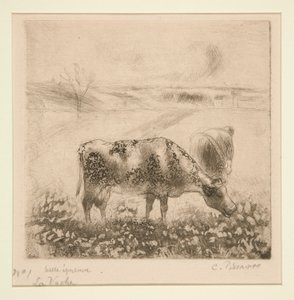 Die Kuh von Camille Pissarro