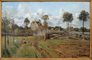 Landschaft. Ansicht von Louveciennes