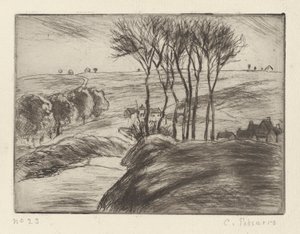 Landschaft bei Osny von Camille Pissarro