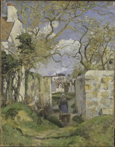 Landschaft bei Pontoise von Camille Jacob Pissarro