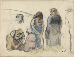 Erbsenernte [recto], ca. 1880