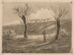 Sonnenuntergang von Camille Pissarro