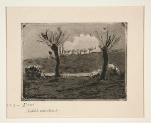 Sonnenuntergang von Camille Pissarro