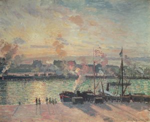 Sonnenuntergang in Rouen
