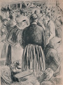 Der Markt in Pontoise, 1895