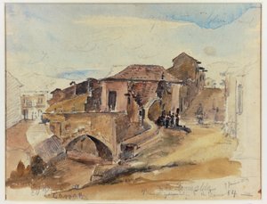 Die Brücke von Dona Romualda Caracas, Venezuela 1854 von Camille Pissarro