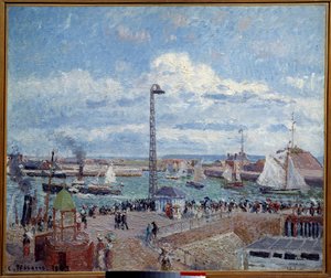 Die Bucht der Piloten, vor dem Hafen von Le Havre von Camille Jacob Pissarro