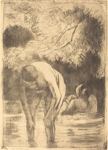 Zwei Frauen baden, 1895