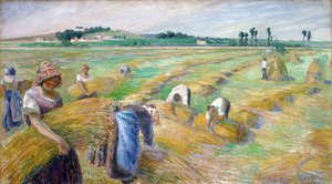 Die Ernte - Camille Pissarro, 1882 - National Museum of Western Art, Tokio