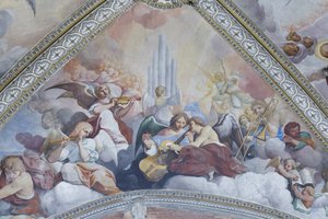 Freskenzyklus der Jungfrau, Detail von Camillo Procaccini