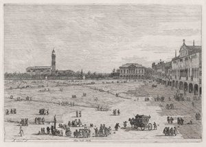 Prato della Valle, aus der Serie Vedute (Ansichten)