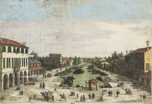 Canaletto Mestre koloriert von Canaletto