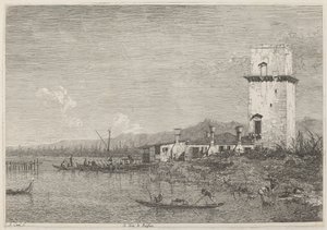 La Torre di Malghera, ca. 1735-1746 von Canaletto