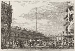Le Procuratie niove e S. Ziminian V. [oben rechts], ca. 1735-1746