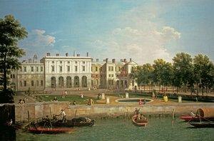 Altes Somerset House vom Fluss Thames von Giovanni Antonio Canal