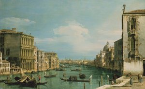 Der Canal Grande in Venedig, Blick nach Osten vom Campo di San Vio von Giovanni Antonio Canal