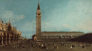 Der Markusplatz, Venedig von Canaletto
