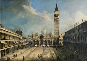 Der Markusplatz in Venedig von Canaletto