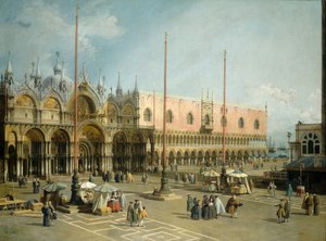 Der Markusplatz, Venedig von Canaletto