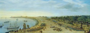 Die Ankunft der Alliierten Armee in Itapiru, Paraguay