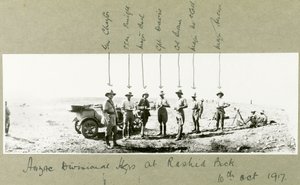 ANZAC-Divisionshauptquartier in Rashid Beck, Oktober 1917