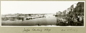 Anlegestelle von Jaffa, 2. Dezember 1917 von Capt. Arthur Rhodes