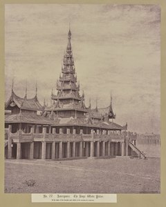 Nr. 77. Amerapoora. Der Wasserpalast des Königs von Capt. Linnaeus Tripe