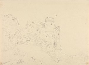 Carisbrooke Castle, 9. Mai 1826 von Capt. Thomas Hastings