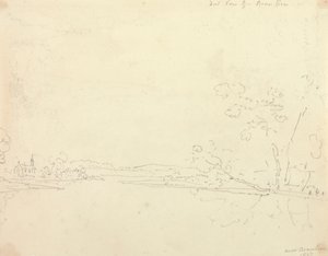 Ferner Blick auf Beaulieu, Hampshire von Capt. Thomas Hastings