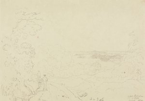 In der Nähe von Swainstone, Isle of Wight, August 1829