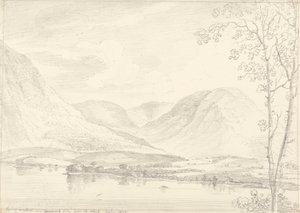 Teil von Mellbreak über Crummock Lake, 1. August 1835