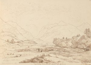 Fluss Laune von der Hochstraße von Killarney & Aghadoe, 6. September 1841