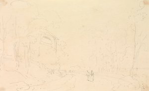 Skizze von Mr. Wards Sommerhaus, Isle of Wight von Capt. Thomas Hastings