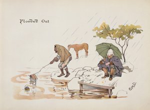 Überflutet, aus The Leaguer of Ladysmith, 1900 von Captain Clive Dixon