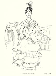 Dickens Figur: Charity Pecksniff von Captain Edward Henry Handley Read