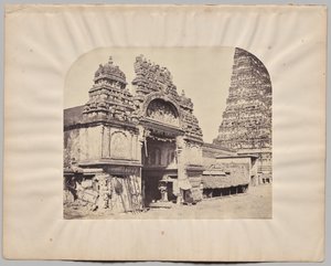 Eingang zum Minakshi Sundareshvara Tempel, Madurai von Captain Linnaeus Tripe