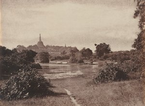 Rangun. Blick in der Nähe des Sees, 1855