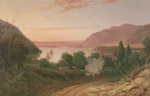Hudson River mit Fernblick auf West Point
