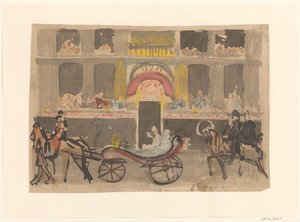 Entwurf für Dekoration für Herengracht 527 von Carel Adolph Lion Cachet