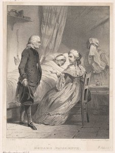 Elisabeth von Frankreich am Bett eines Kranken