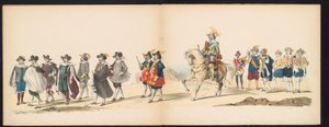Maskerade der Leidener Studenten, 1850 (Platte 6)