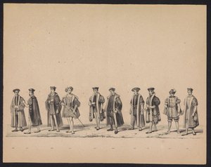 Maskerade der Utrechter Studenten, 1846 (Platte 19)