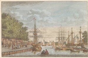Haven van Middelburg, ca. 1790