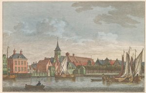 Ostseite von Zaandam, ca. 1790 von Carel Frederik Bendorp (I)