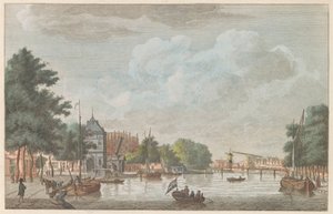 Spaarne in Haarlem, ca. 1790 von Carel Frederik Bendorp (I)