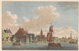 Westzaandam, ca. 1790 von Carel Frederik Bendorp (I)