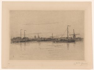 Ansicht von Dordrecht von Carel Nicolaas Storm van 