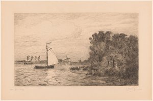 Ansicht der Vecht bei Weesp